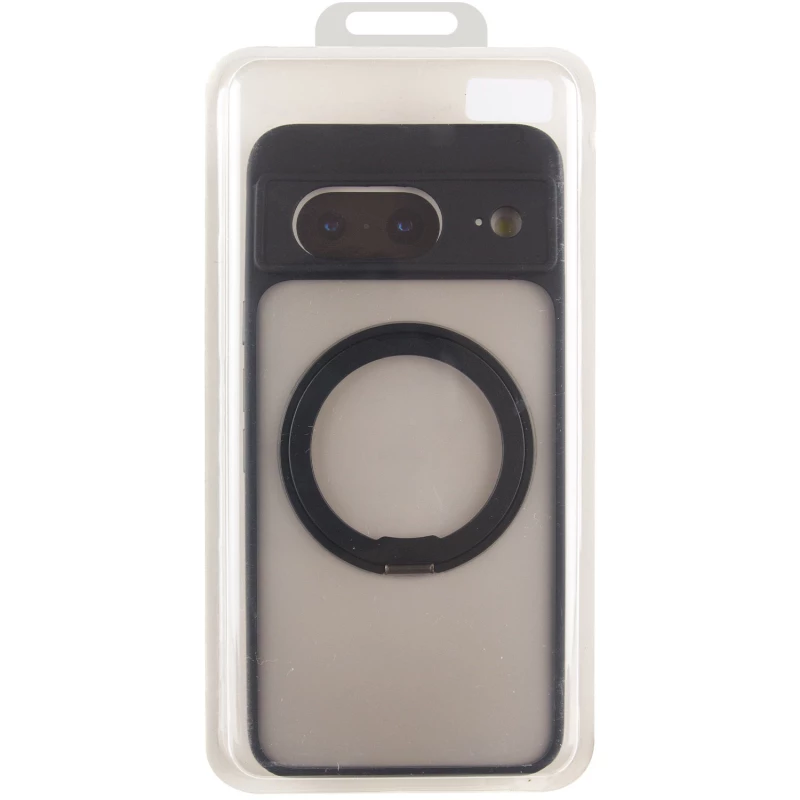 TPU чехол с MagSafe и кольцом для Google Pixel 8a – Black. Фото 13 из 13