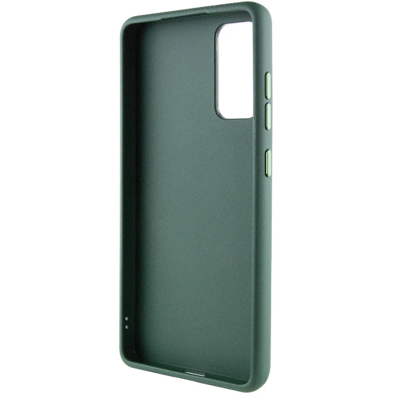 TPU чохол Bonbon з металевими кнопками та MagSafe на Samsung Galaxy A25 5G – Зелений / Army Green. Фото 5 з 10