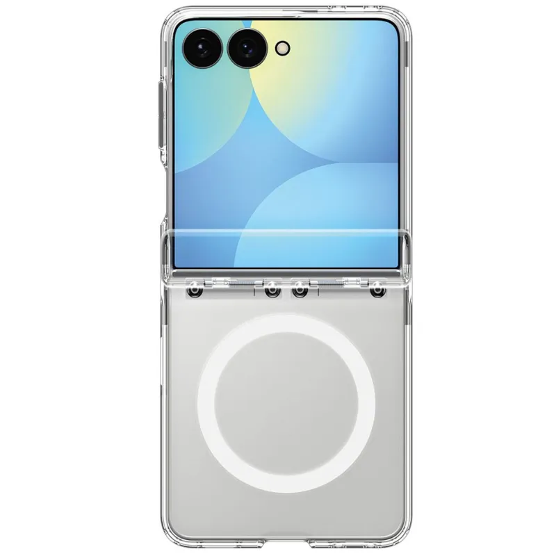 Чехол PC Pure Case with Magnetic Fit для Samsung Galaxy Z Flip8 – Clear. Фото 1 из 5