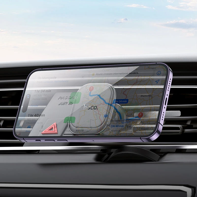 Автотримач Hoco H29 Brilliant magnetic (air outlet) – Black. Фото 8 з 8