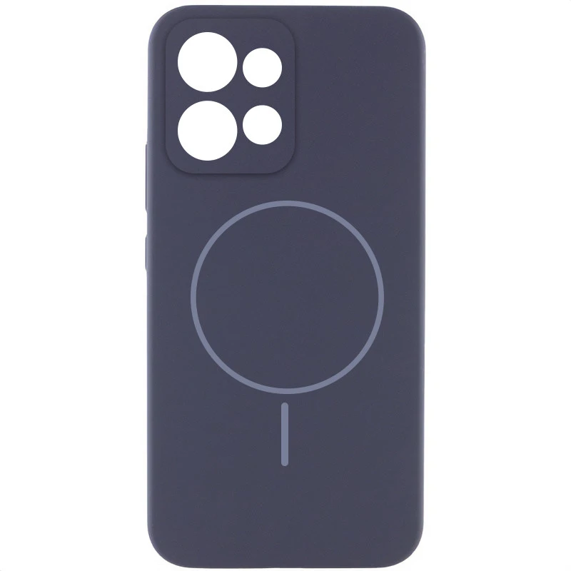 Силиконовый чехол Lakshmi MagFit с защитой камеры для Motorola Edge 50 Neo – Темно-синий / Midnight blue. Фото 1 из 1