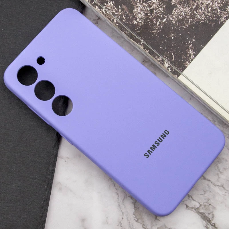 Чохол Silicone Case Lakshmi Premium L з закритою камерою на Samsung Galaxy S24 – Бузковий / Dasheen. Фото 9 з 12