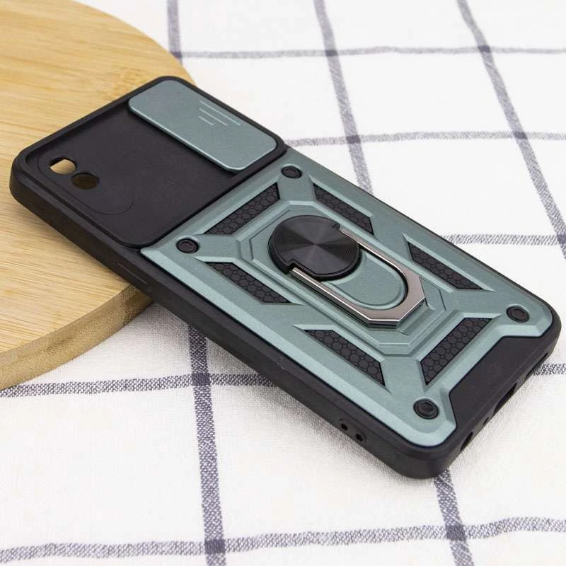 Протиударний чохол Serge Ring з захистом камери на Xiaomi Redmi 9A – Зелений. Фото 2 з 4