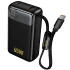 Портативний ЗП Power Bank Hoco Q53 Skillful PD65W 12000 mAh – Black. Фото 1 з 3