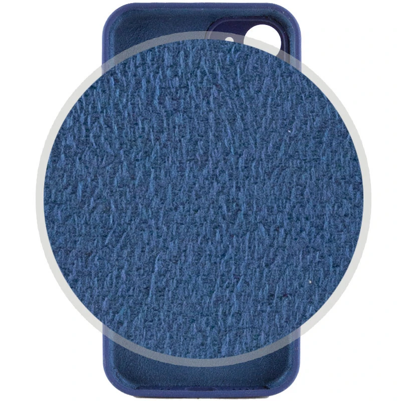 Чохол Silk Full Camera Protective (AA) NO LOGO для Apple iPhone 12 (6.1") – Синій / Deep navy. Фото 2 з 4