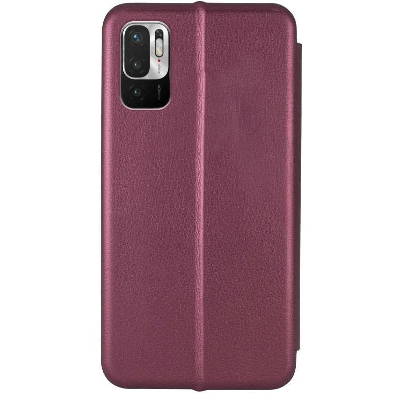 Чохол-книжка класичний на Xiaomi Poco M3 Pro 4G / 5G – Бордовий. Фото 3 з 3