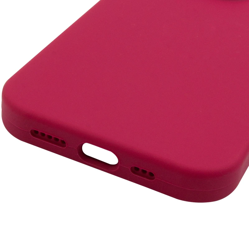 Чехол Silk Full Camera Protective (AA) NO LOGO для Apple iPhone 16 Pro Max – Красный / Rose Red. Фото 7 из 7