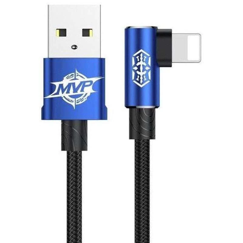 

Дата кабель Baseus MVP Elbow Lightning Cable 2.4A (1m) (blue)