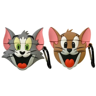 Силиконовый футляр Tom & Jerry series для наушников AirPods 1/2 + карабин фото 1 Силиконовый футляр Tom & Jerry series для наушников AirPods 1/2 + карабин фото 1 из 1