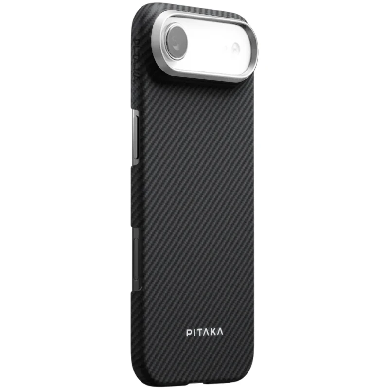 Чехол PC PITAKA with MagSafe для Apple iPhone 17 Air (6.5") – Black / Grey. Фото 3 з 6