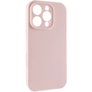 Чохол Silk Full Camera Protective (AA) NO LOGO для Apple iPhone 16 Pro Max — Рожевий / Chalk Pink