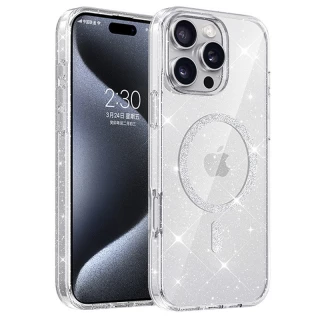 Чехол с блестками и MagFit для Apple iPhone 16 Pro Max фото 1 из 8