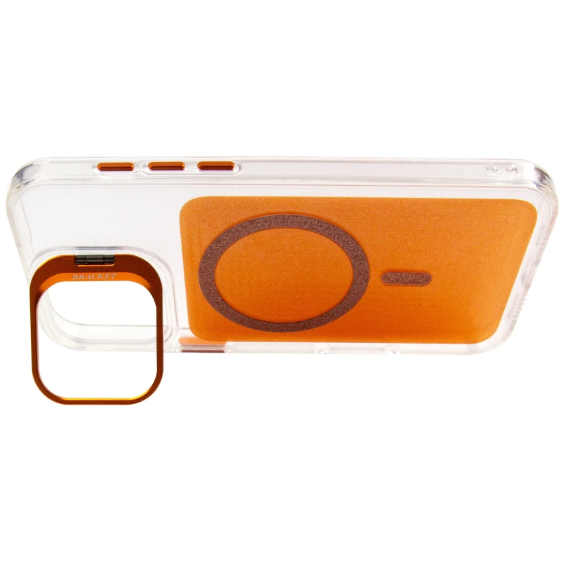 Чохол TPU+PC Jewel Sparkle with MagSafe для Apple iPhone 17 (6.3") – Orange Sparkle. Фото 7 з 7