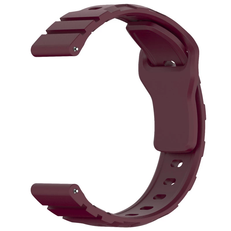 Силіконовий ремінець Defense для Smart Watch 20mm – Plum. Фото 3 з 3