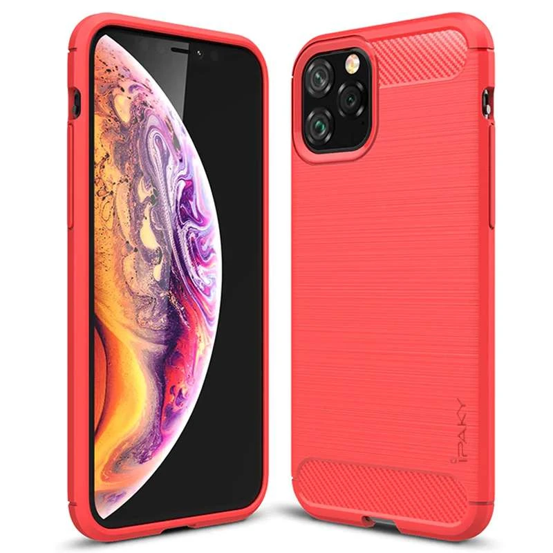 

Силіконовий чохол iPaky Slim на Apple iPhone 11 Pro Max (6.5") (Червоний)