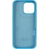 Чохол Silicone Case з закритим низом на Apple iPhone 16 Pro – Блакитний / Blue. Фото 5 з 8