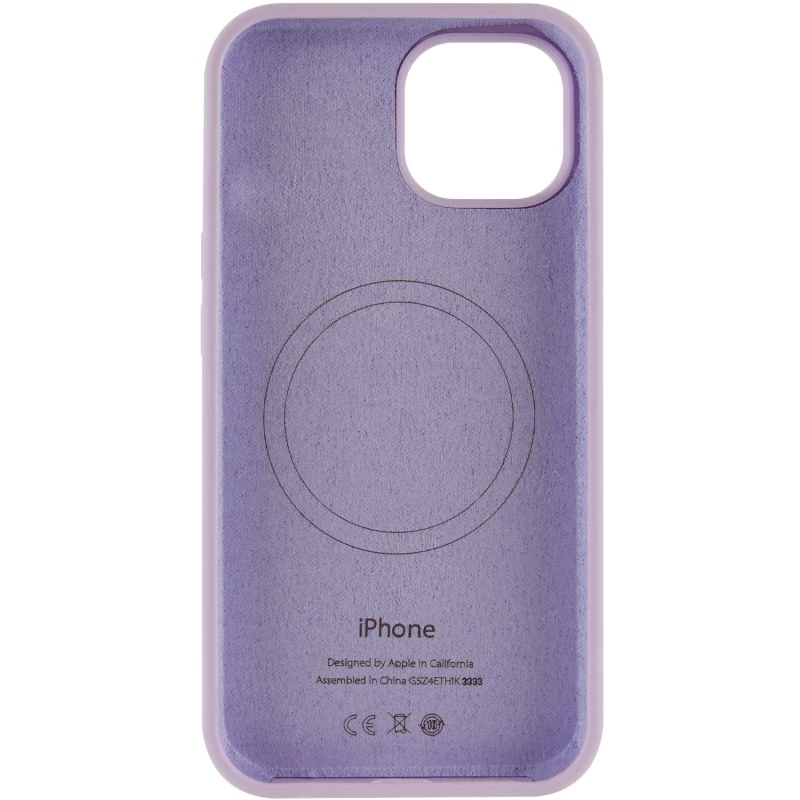 Чохол Silicone Armor Max with MagSafe для Apple iPhone 15 (6.1") – Бузковий / Lilac. Фото 4 з 7