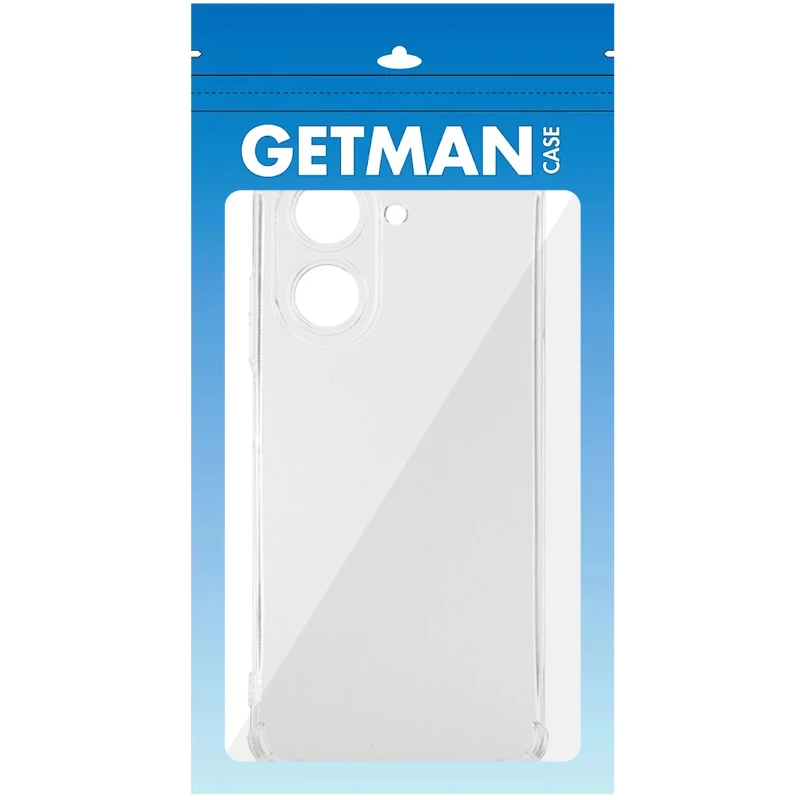 Ультратонкий силіконовий чохол GETMAN з критими бортами та камерою для Xiaomi Redmi A7 Pro 4G – Безбарвний (прозорий). Фото 2 з 2