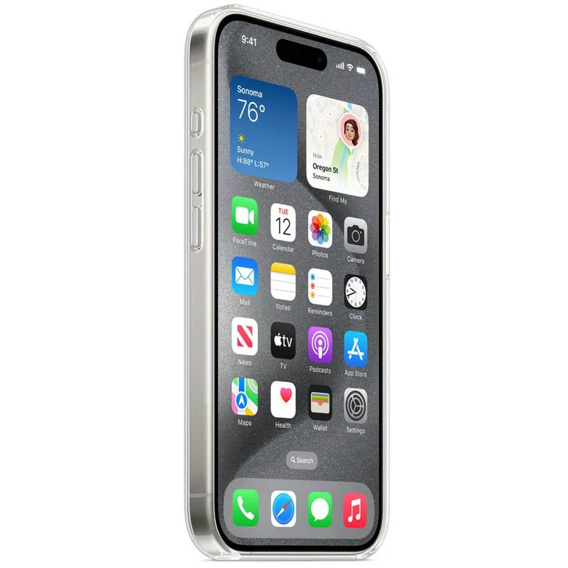 Прозорий TPU чохол з MagSafe на Apple iPhone 14 Pro (6.1") – Clear. Фото 3 з 7