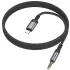Аудіо кабель Aux Borofone BL24 Graceful (Lightning to AUX 3.5mm) (1m) – Metal grey. Фото 7 з 7