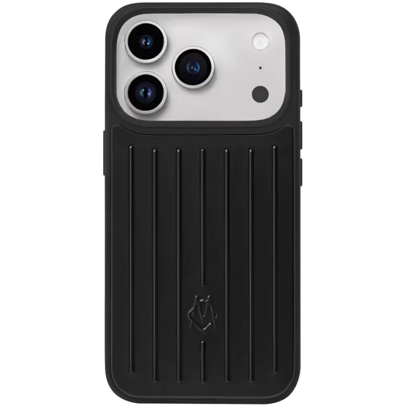Чехол TPU+Metal Rimowa Style (AAA) для Apple iPhone 18 Pro – Black. Фото 2 из 5