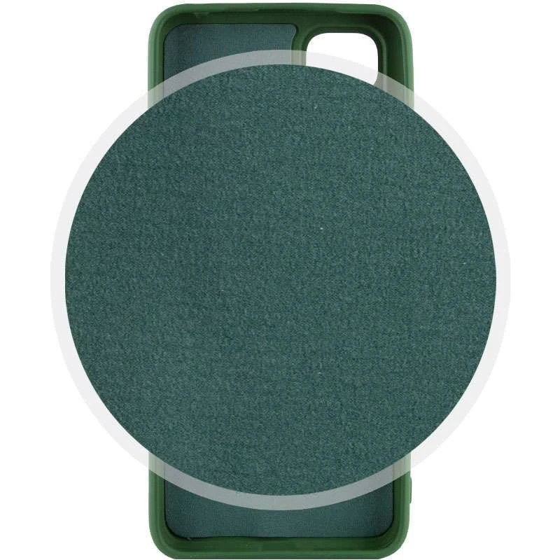 Чохол Silicone Case Lakshmi з закритою камерою на Xiaomi Redmi 10 – Зелений / Dark green. Фото 5 з 9