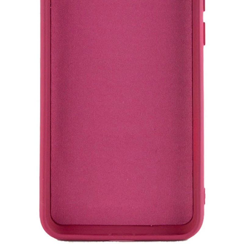 Кольоровий силіконовий чохол GETMAN із закритою камерою для Xiaomi Redmi Note 9 / Redmi 10X – Бордовий / Marsala. Фото 4 з 4