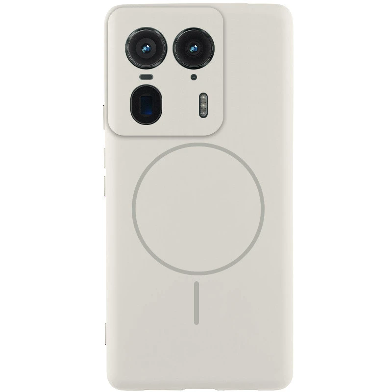 Чохол Silicone Cover Lakshmi Full Camera (AA) with Magnetic Fit для Motorola Edge 50 Ultra – Білий / White. Фото 1 з 5