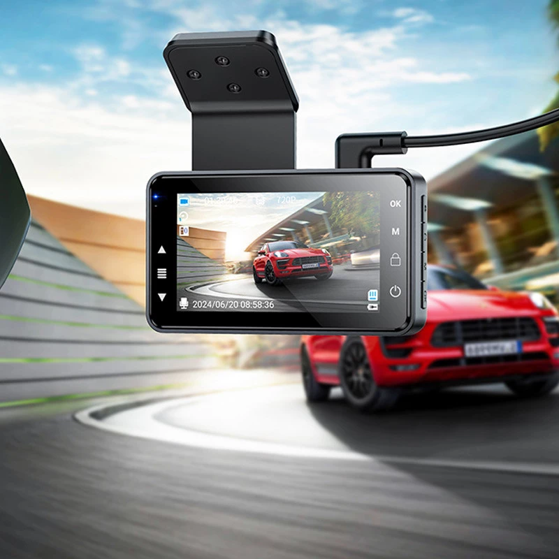 Відеореєстратор Hoco DV9 3-inch screen driving recorder – Metal gray. Фото 8 з 8