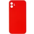 Чехол Silicone Case Square L с защитой камеры для Apple iPhone 11 (6.1") – Красный / Red. Фото 1 из 3