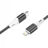Дата кабель Borofone BX79 Type-C to Lightning (1m) – Черный. Фото 2 из 4
