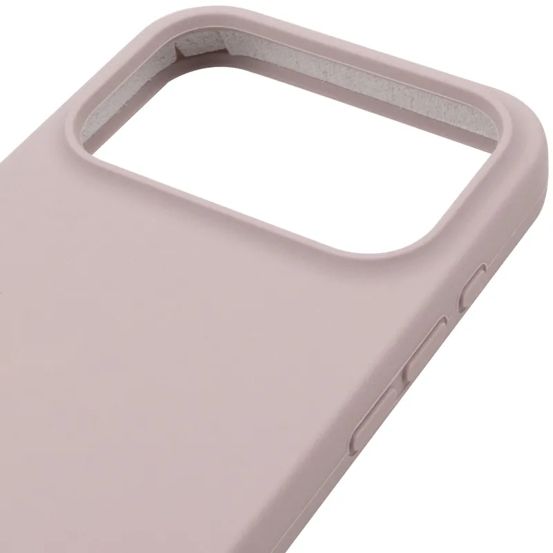 Чехол Silk Full Protective (AA) NO LOGO для Apple iPhone 17 Pro (6.3") – Серый / Lavender. Фото 6 из 7
