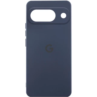 Чохол Silicone Case Lakshmi Premium L з закритою камерою на Google Pixel 9 — Темно-синій / Midnight blue