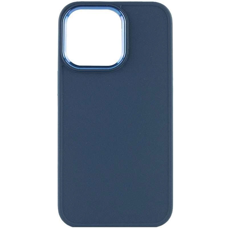 TPU чохол Bonbon з металевими кнопками на Apple iPhone 13 Pro (6.1") – Синій / Denim Blue. Фото 4 з 10