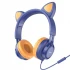 Наушники Hoco W36 Cat ear – Midnight Blue. Фото 2 из 5
