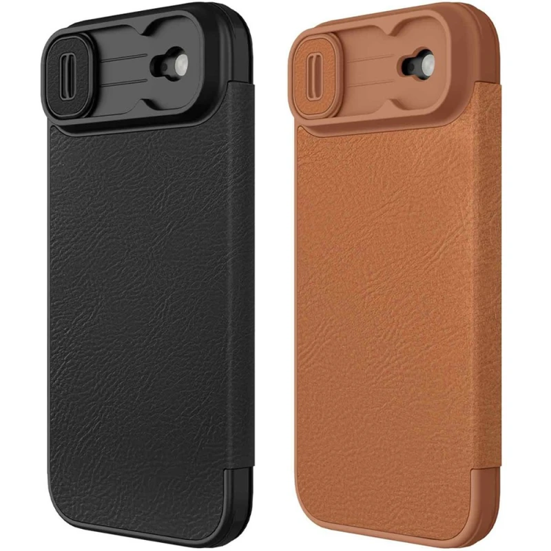 Шкіряний чохол-книжка Nillkin Qin Pro Camshield для Apple iPhone 17 Air (6.5") фото 1 з 1