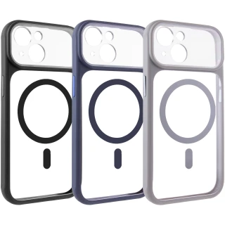 Чохол TPU+PC GETMAN Moon Clear with MagSafe для Apple iPhone 14 (6.1") фото 1 з 2