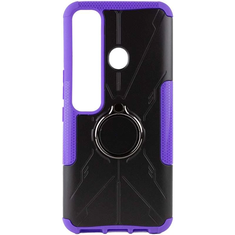 

Протиударний чохол Protective з кільцем на TECNO Spark 7 Pro (Фіолетовий)
