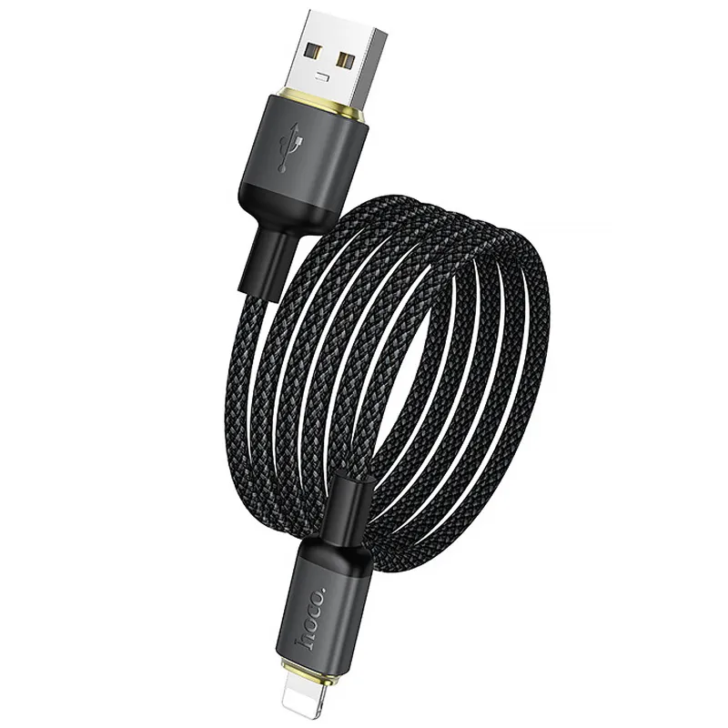 Дата кабель Hoco X128 Benefit USB to Lightning 12W (1m) – Black. Фото 5 з 5