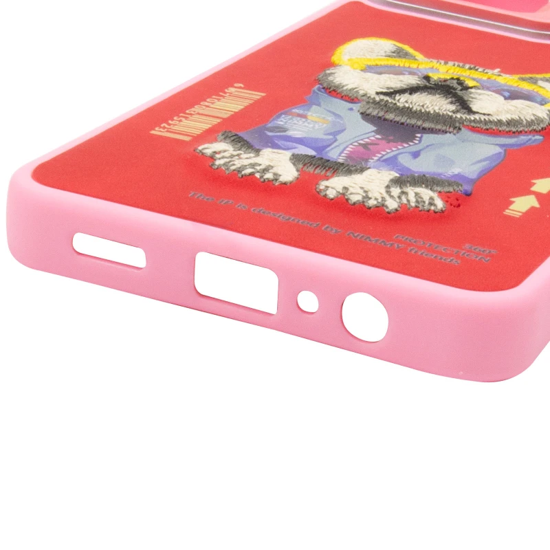 TPU+PC чохол з тваринами для Samsung Galaxy A06 – Pink Dog. Фото 12 з 16