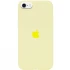 Чехол Silicone Case с закрытым низом для Apple iPhone SE (2020) – Желтый / Mellow Yellow. Фото 1 из 1