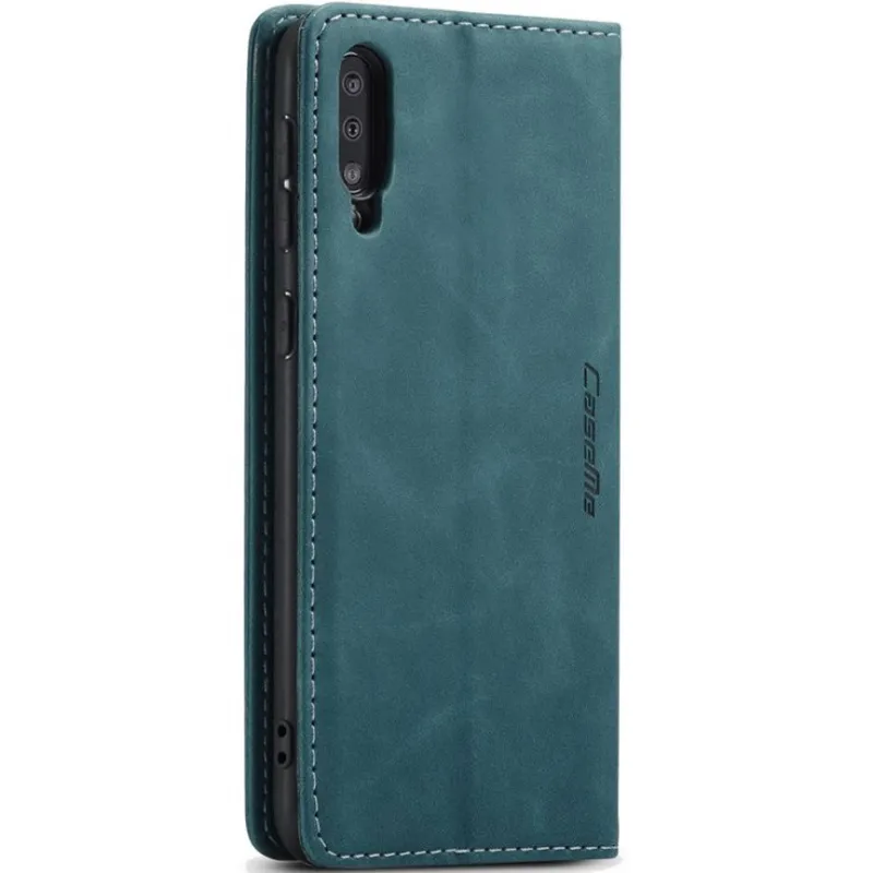 Шкіряний чохол-книжка CaseMe Velvet Nubuck для Samsung Galaxy A50 (A505F) / A50s / A30s – Green. Фото 3 з 5
