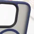 TPU+PC чохол Metal Buttons with Magnetic Fit для Apple iPhone 16 Pro – Синій / Navy Blue. Фото 8 з 9