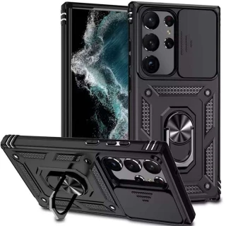 Протиударний чохол Serge Ring з захистом камери на Samsung Galaxy S23 Ultra фото 1 з 9