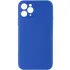 Цветной силиконовый чехол с защитой камеры для Samsung Galaxy A36 5G – Синий / Dark Blue. Фото 2 из 4