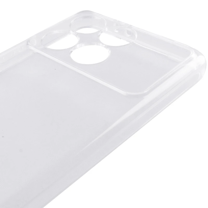Ультратонкий силіконовий чохол 1,5 мм з захистом камери на Xiaomi Poco F6 Pro – Безбарвний (прозорий). Фото 4 з 5