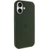 Чохол Silicone Case Full Protective (AA) V2 with MagSafe для Apple iPhone 17 (6.3") – Зелений / Cyprus Green. Фото 2 з 11
