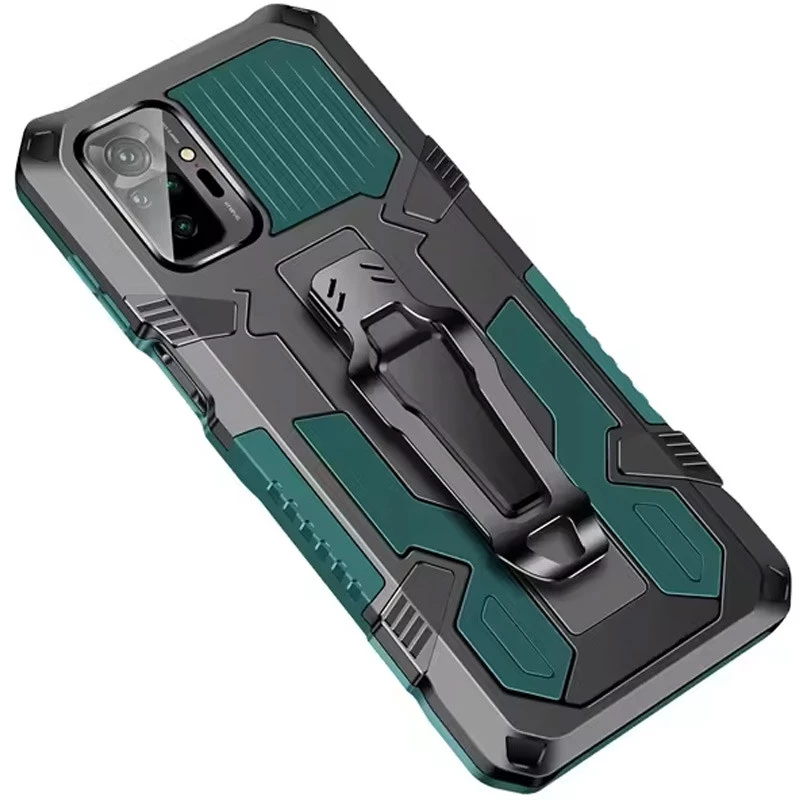 

Противоударный чехол Defender Clip для Xiaomi Redmi Note 10 Pro Max (Green)