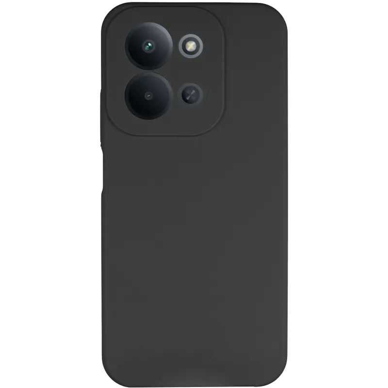 Чехол Silicone Case Lakshmi Premium з закритою камерою на Xiaomi Redmi 15C (Global) – Черный / Black. Фото 3 из 7