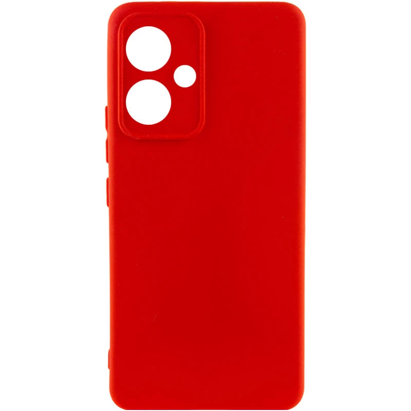 Чохол Silicone Case Lakshmi Plus з закритою камерою на Xiaomi Redmi 13 4G – Червоний / Red. Фото 1 з 3